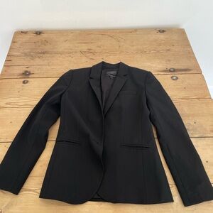 J. Crew Classic Black suiting blazer in Italian wool size 0